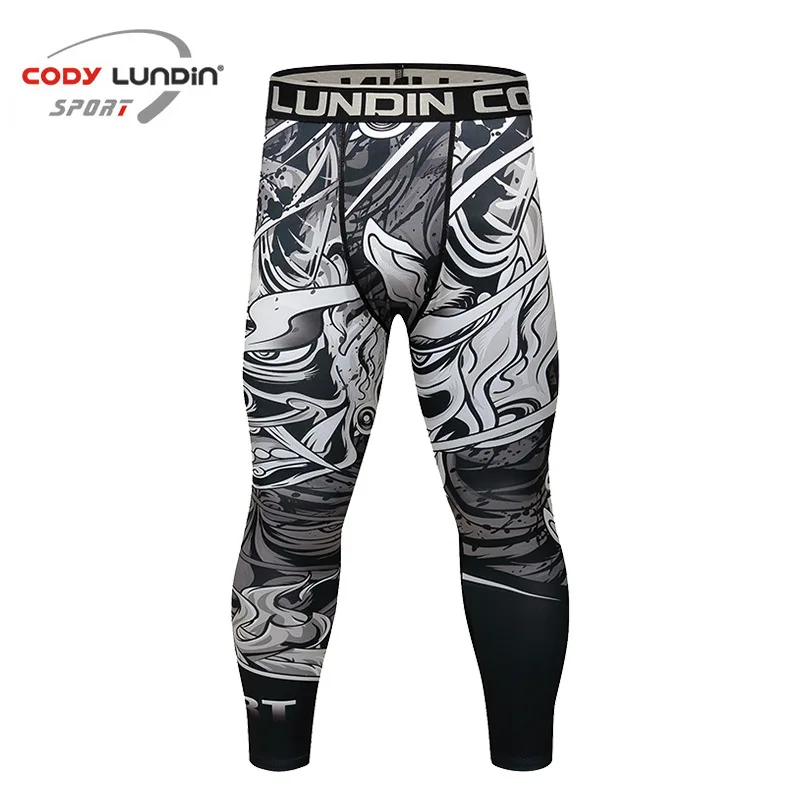 Gym Sport Leggings Compression Training Jogging Pants Men Quick Fry Crossfit Workout Trousers Running Sportswear Fitness Tights
