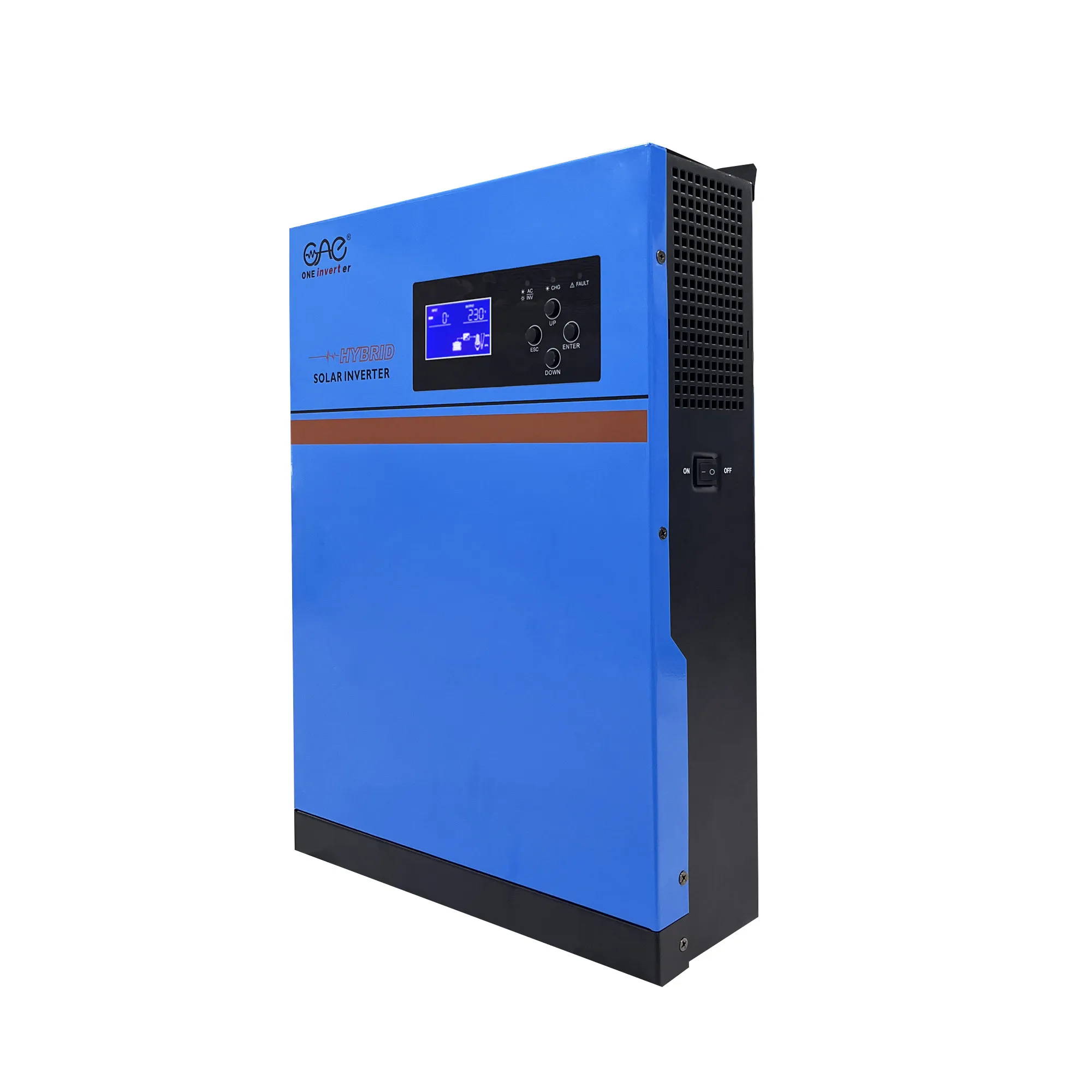 

Hybrid 3.5kw 5.5kw Single Phase Solar Inverter 3500w 5500w Solar Hybrid Inverter with 100A Mppt Charge Controller