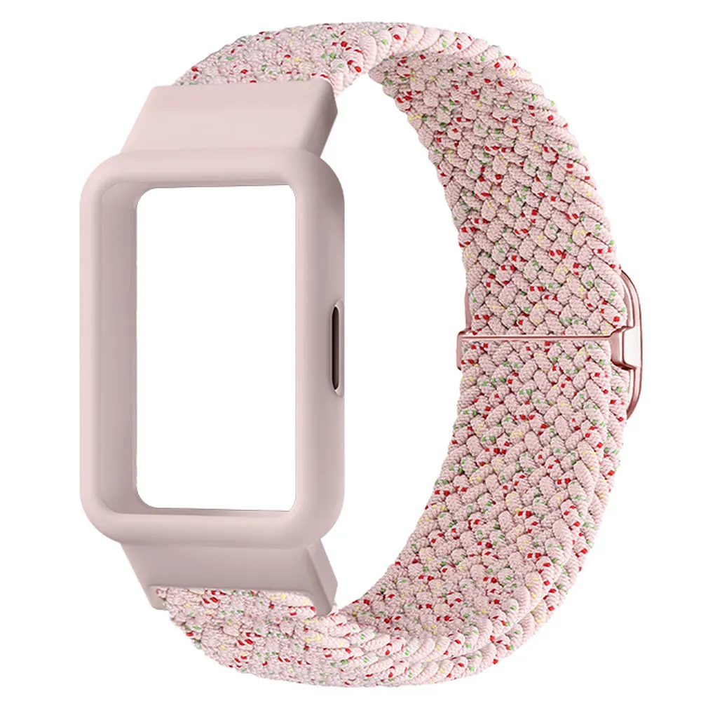 Nylon Breathable Watch Strap and Case with Resiliency Loop