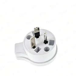 Universal AU/NZ 10A Power Charger Adapter Plug with Detachable Connector (WHITE)