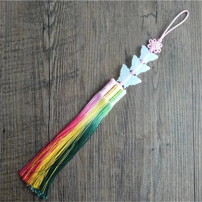 Korean Imported Wedding Ornaments Korean Clothing Accessories Three Butterfly Ornaments Car Hanging Length 38cm