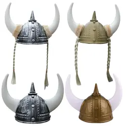 Bullhorn Hat Pirate Viking Hat Ancient Roman Warrior Hat Samurai Hat Warrior Helmet Holiday Cosplay Party Prom Performance Props