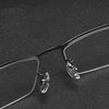 Business Men Myopia Glasses Fashion Trendy Metal Half Frame Nearsighted Eyeglasses Optical Prescription Eyewear Diopter To -6.0 2