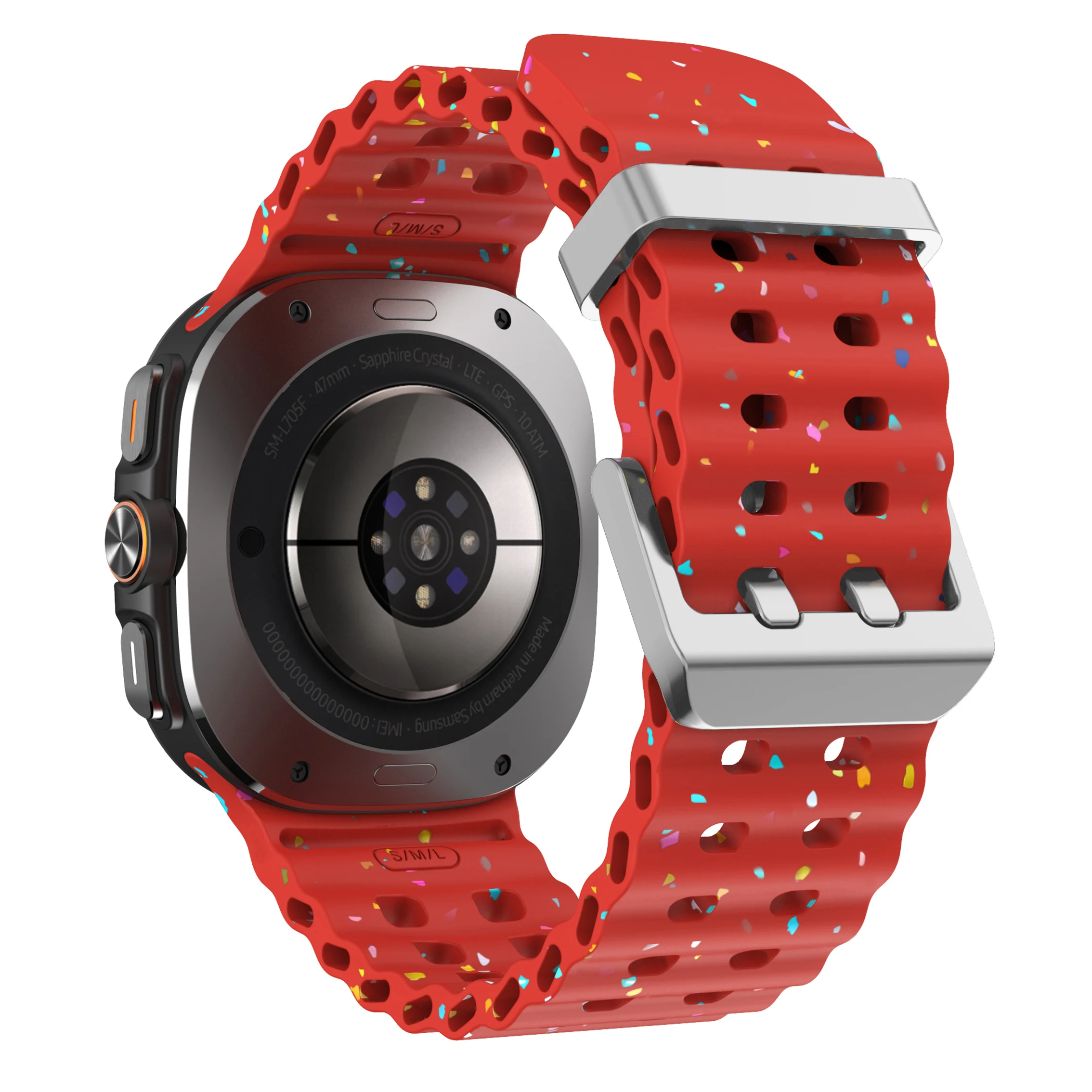 Silicone Sport Strap for Smartwatch - Durable and Comfortable Bracelet Accessory