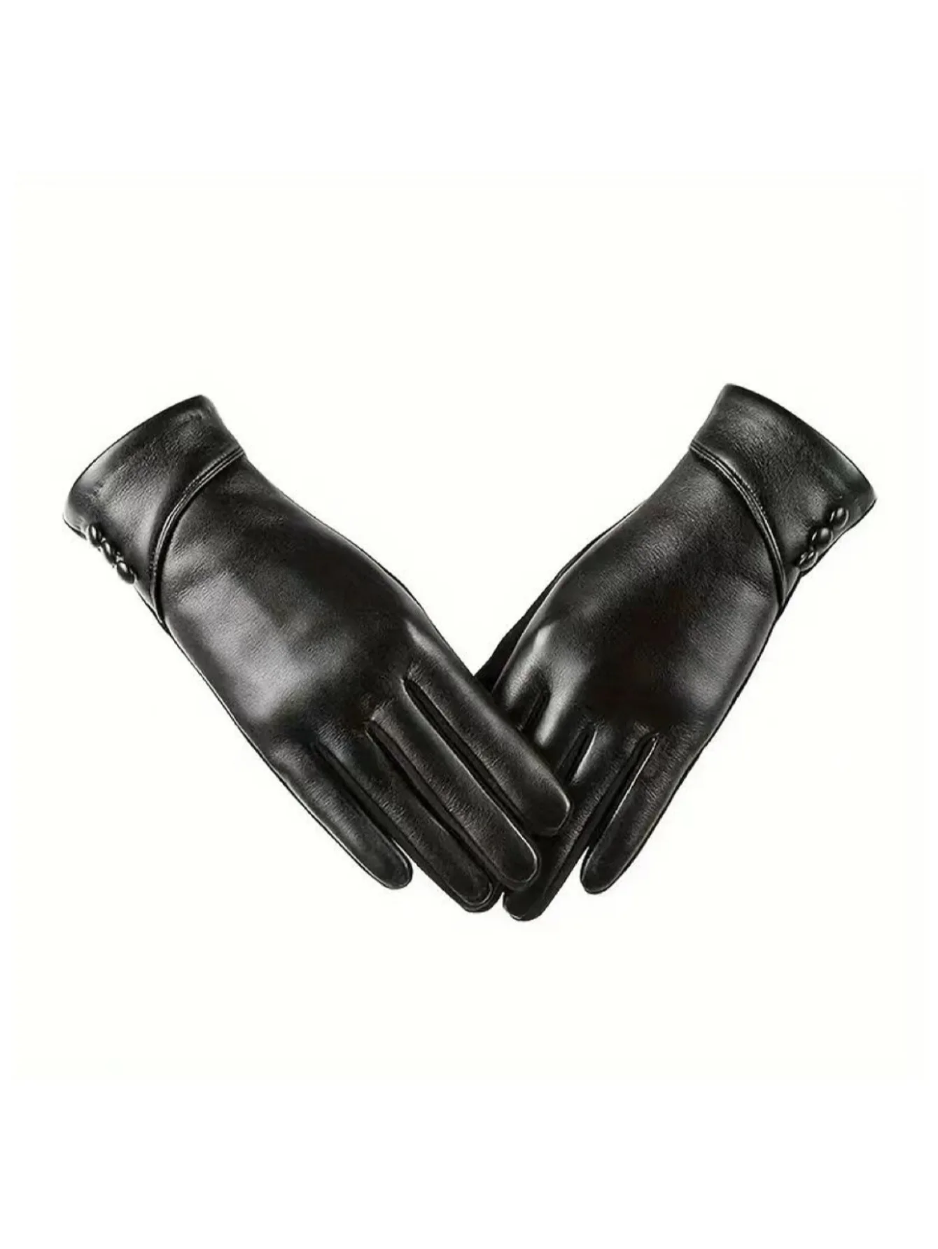 slider image of Classic Leather Gloves Pair