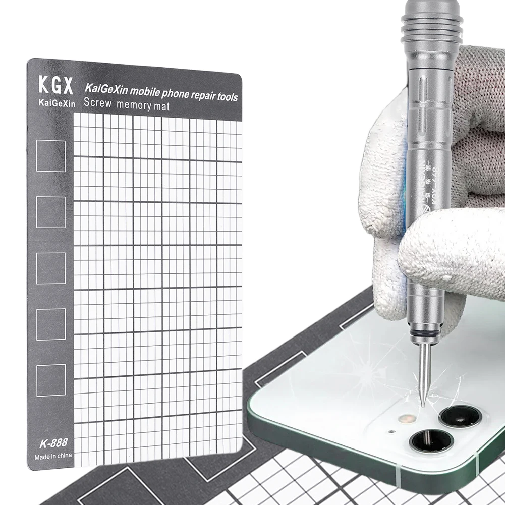 Magnetic Screw Mat Memory Chart Work Pad Universal Screw Memory Pad Magnetic Storage Pad Disassembly Repair Work Mat for Screws
