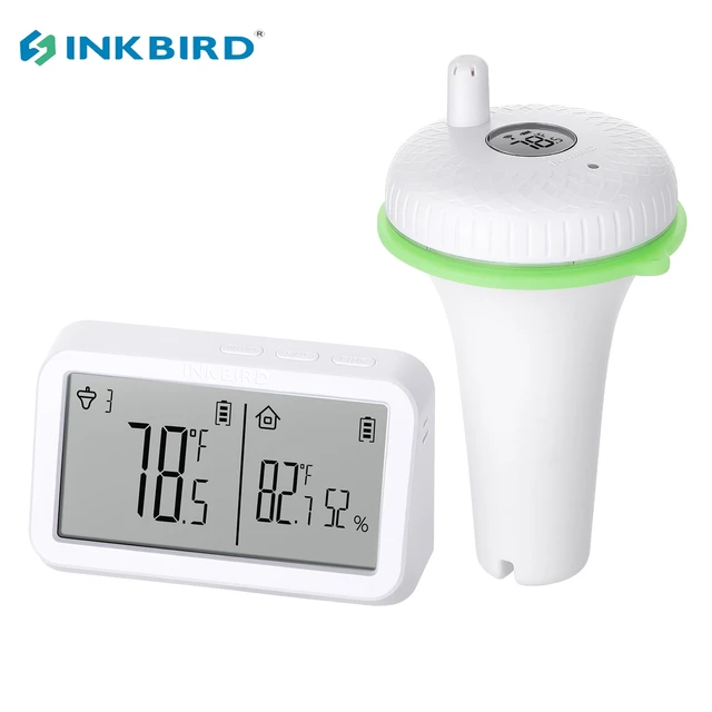 INKBIRD Wireless Floating Pool Thermometer Waterproof Temperature Humidity  Monitor 3 Channels For Swimming Pool Hot Tubs - AliExpress