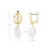 87022-49ff28.jpg Boucles d'oreilles circulaires pour femmes, Vintage, Punk, Baroque, perles, Clip d'oreille en acier inoxydable, bijoux pour femmes, Imitation de perles, cadeau Mujer