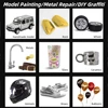 Metallic Markers Colouring Pens for Mech Painting Golden Paint Marker Pen Silvery Reflective Paint Model Marker Pen 6