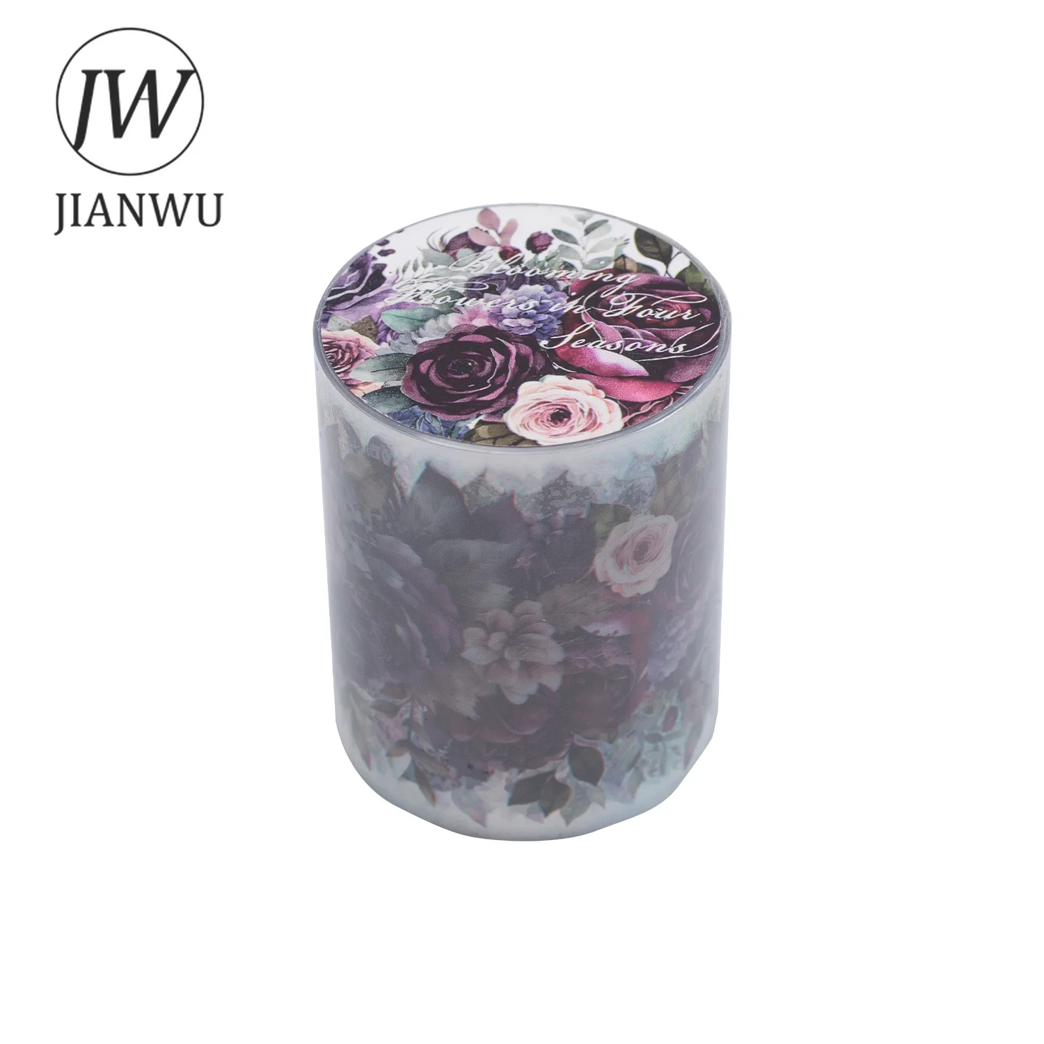 JIANWU 50mm*200cm Blooming All Season Series Vintage Plant Material Decor PET Tape Creative DIY Journal Collage Stationery 6
