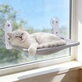 Foldable Cat Window Hammock Perch 1