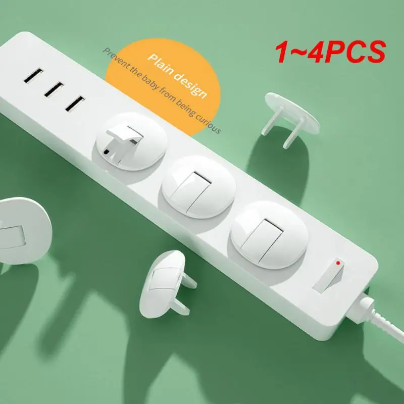1~4PCS Power Socket Plug Infant Security Protective Anti-shock Plug Protective Sleeve Child Care Child Nursing