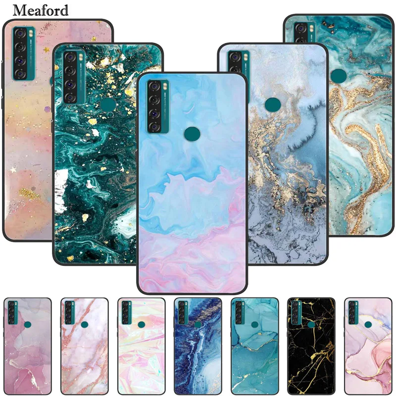 Custodia Per Honor 60 Pro Marmo Silicone Tpu Cover Posteriore Morbida Per Huawei Honor 60 Coque Cartoon Antiurto Capa Fashion Funda