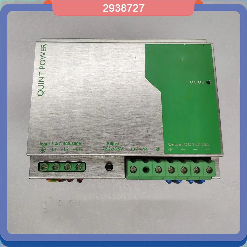 2938727 QUINT-PS-3X400-500AC/24DC/20 QUINT POWER 24VDC/20A For Phoenix Switching Power Supply Fast Ship High Quality 3 2938727 QUINT-PS-3X400-500AC/24DC/20 QUINT POWER 24VDC/20A For Phoenix Switching Power Supply Fast Ship High Quality