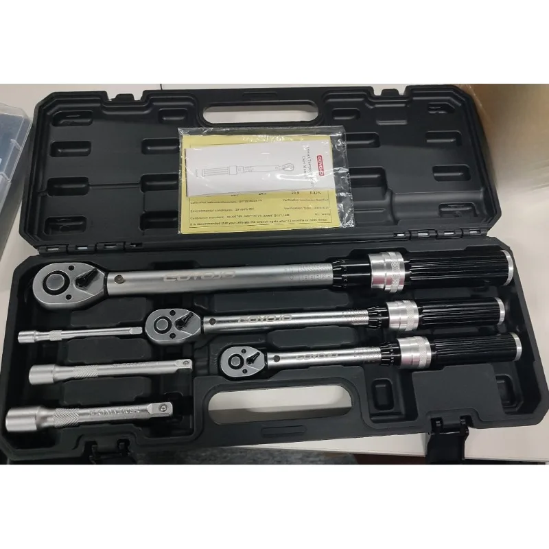 High-precision Torque Wrench Set 1/4" 2-24N.m 3/8" 5-60N.m 1/2" 20-220N.m Preset