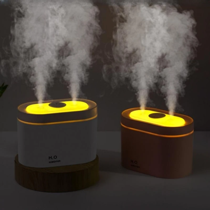 Humidificador de aire ultrasónico para aromaterapia, difusor de aceites  esenciales de madera, vaporizador frío, 230ML - AliExpress