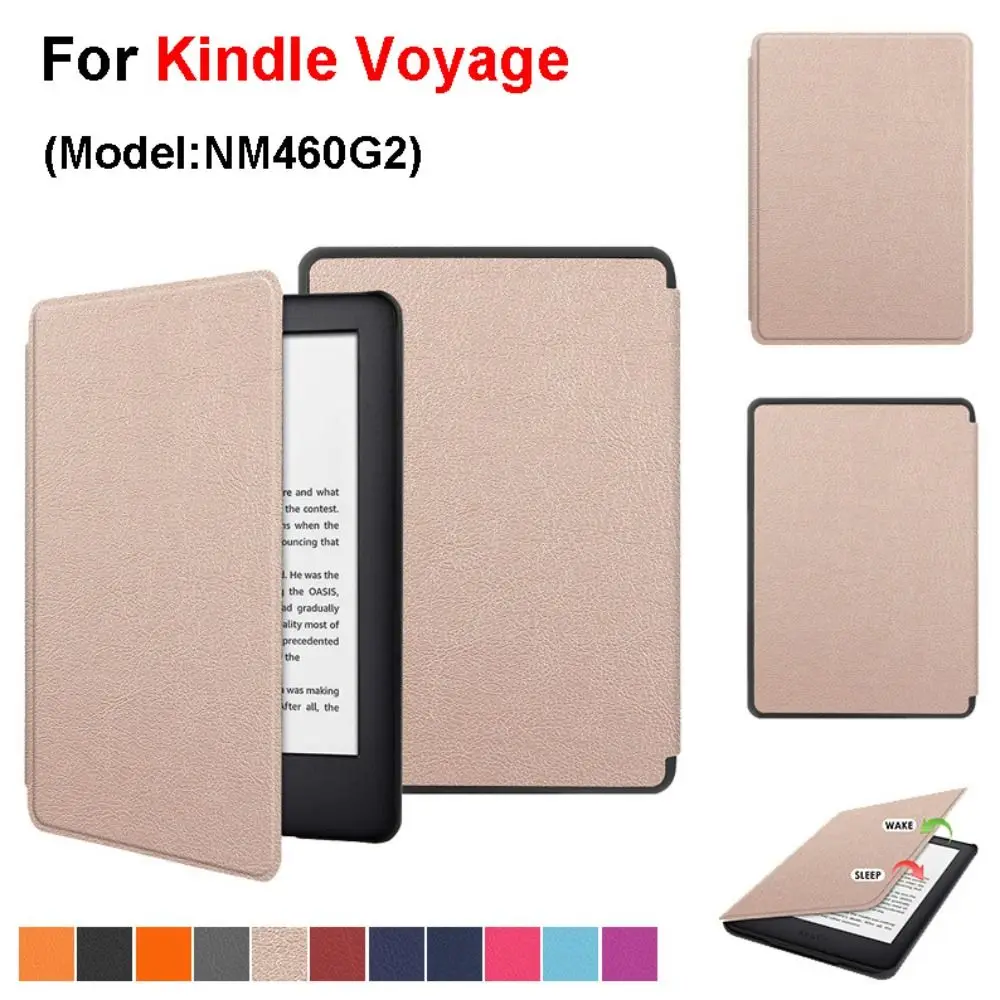 

6-дюймовый противоударный чехол-книжка с подкладкой из микрофибры для Kindle Voyage