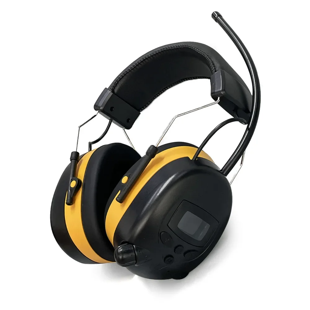 Noise Cancelling Headphones FM/AM/DAB Radio Noise Canceling Headphones NRR 30dB Suitable for Gardening/Factory/Hunting Hearing Protection Headphones