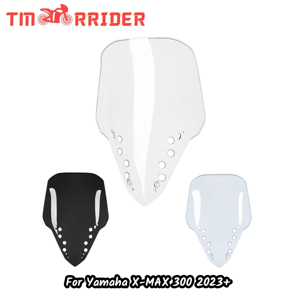 

For Yamaha X-MAX X MAX XMAX 300 2023 2024 Motorcycle Parts XMAX300 Windscreen Windshield Front Wind Shield Airflow Deflectors