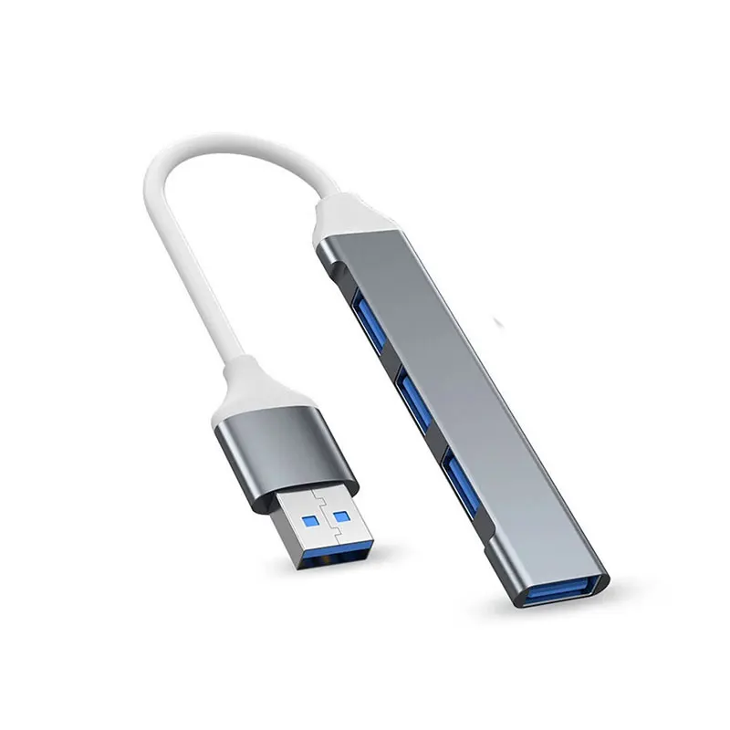 Portable Multiport USB-C Hub with 4 USB Ports - Extension Adapter