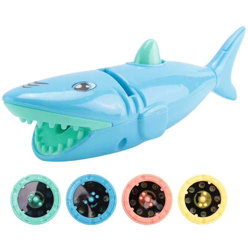 

HLZS-Flashlight Projector, Slide Projector Torch Light Slide Projector Flashlight, Kids Shark Projector Torches