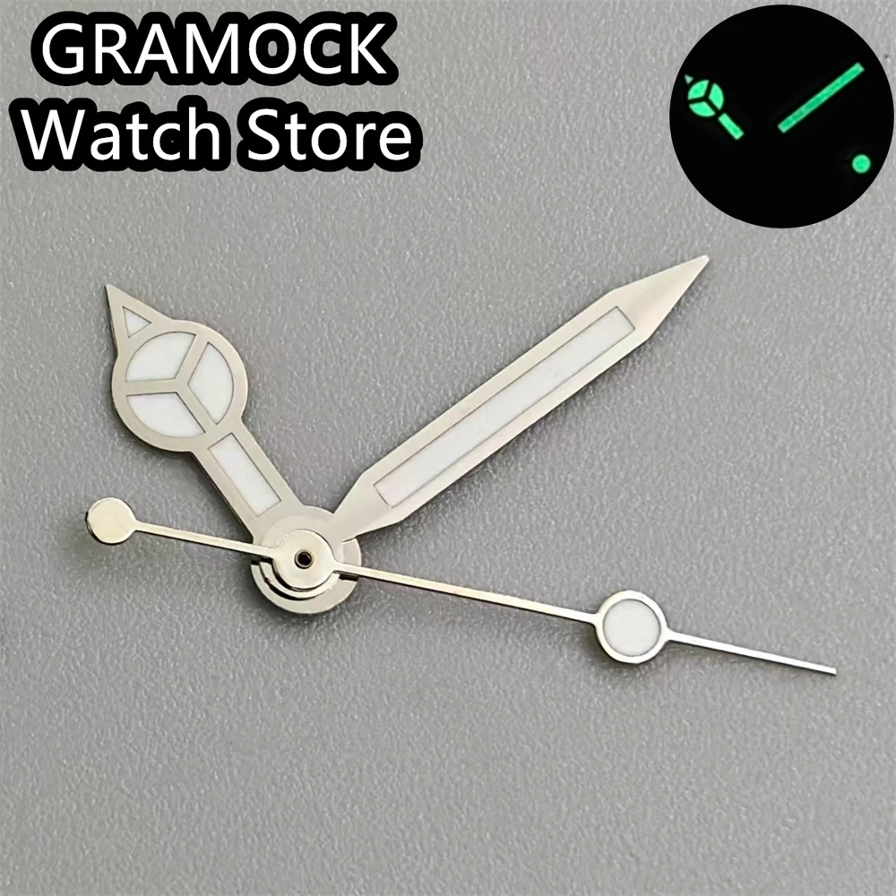 Elegant Multi-Colored Luminous Watch Hands - Silver, Gold, Rose Gold, Green, Blue