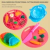 Cartoon Cute Pig Noodle Machine Clay Set Game Noodle Machine Multiple Molds Knife Fork Clay Set Toys " 6