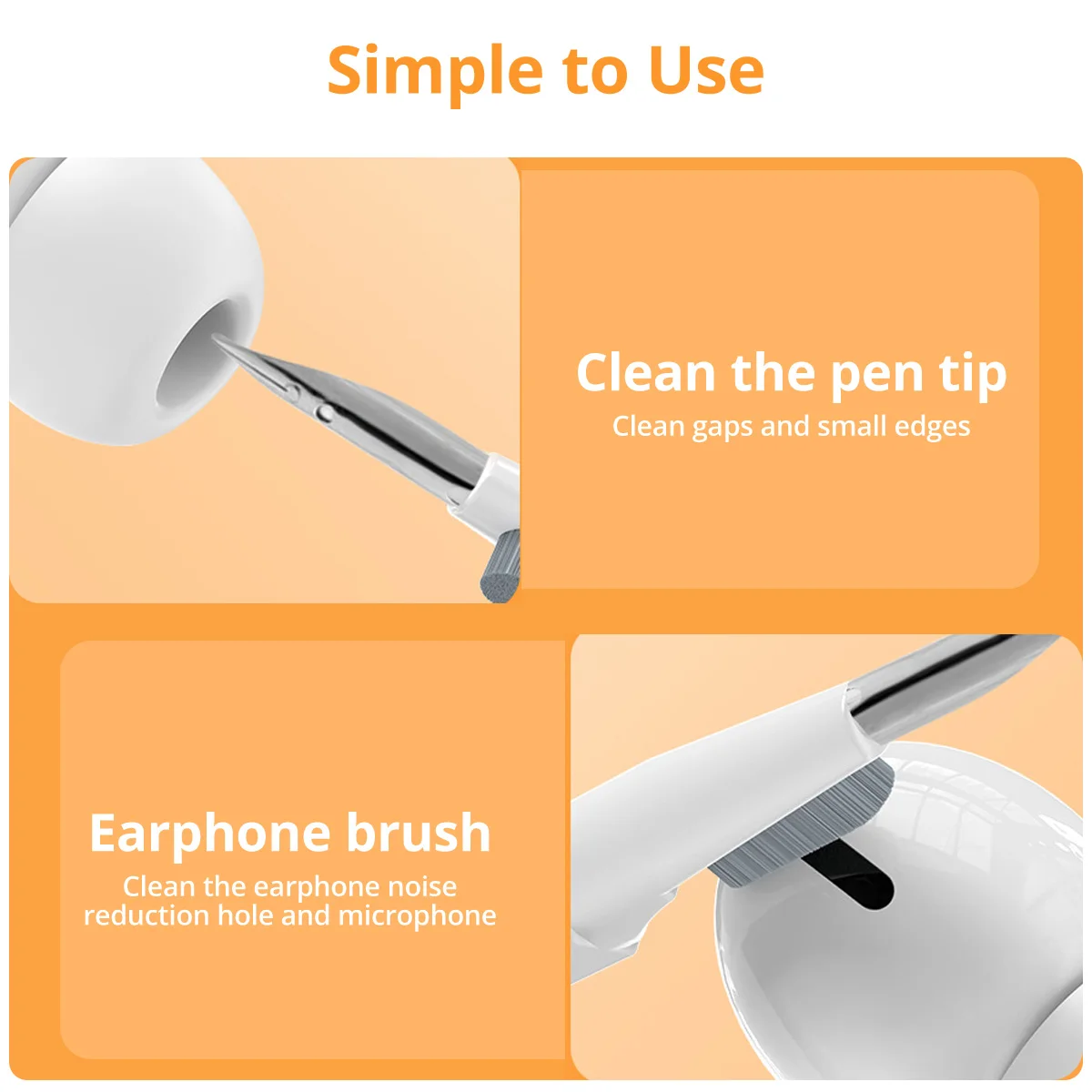 20 IN 1 Cleaning Kit Keyboard Cleaner Brush Bluetooth Headphone Cleaning Pen for Airpods iPhone Cleaning Tools Keycap Puller Kit 5