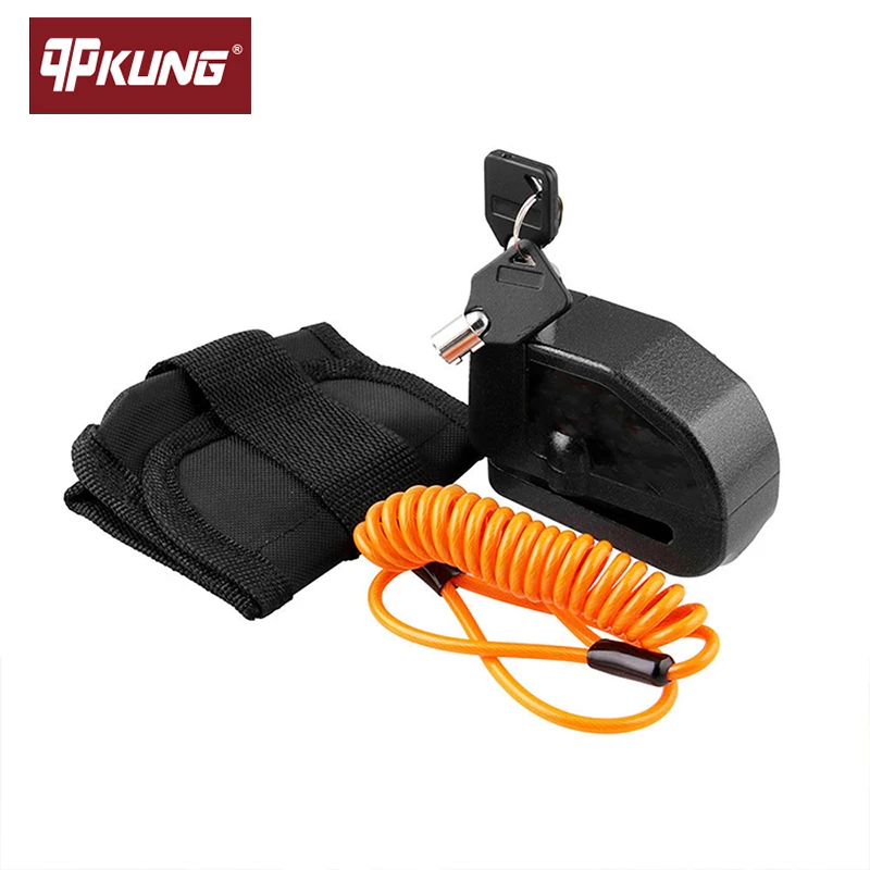 

Motorcycle Disc Brake Anti-Theft Lock 110db Alarm Lock Bag Reminder Rope Motor Bike Bicycle Scooter Accessories Moto Lock