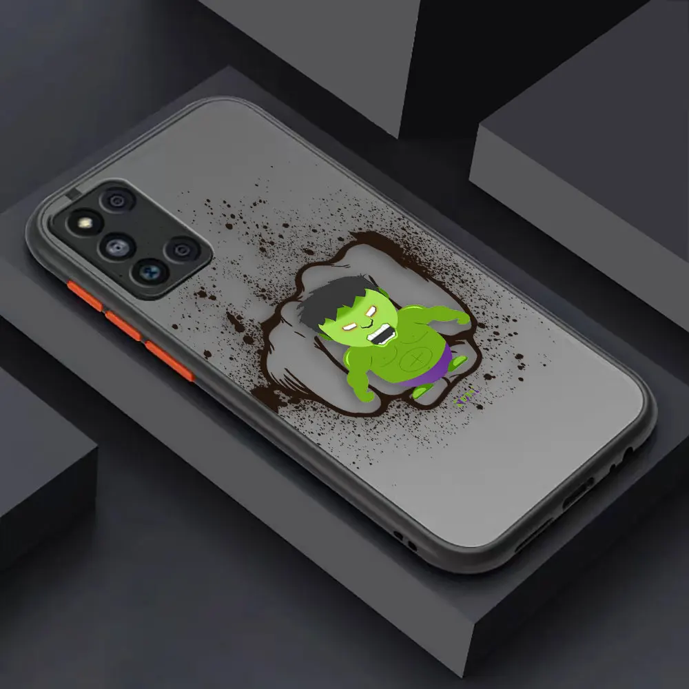 thumbnail image 1 of Matte Case for Samsung Galaxy M62 M53 M52 M51 M33 M32 M31 M30S M23 5G J8 J7 J6 J5 Case Marvel Cartoon Hero Spider-Man Lron Man, 1 of 5
