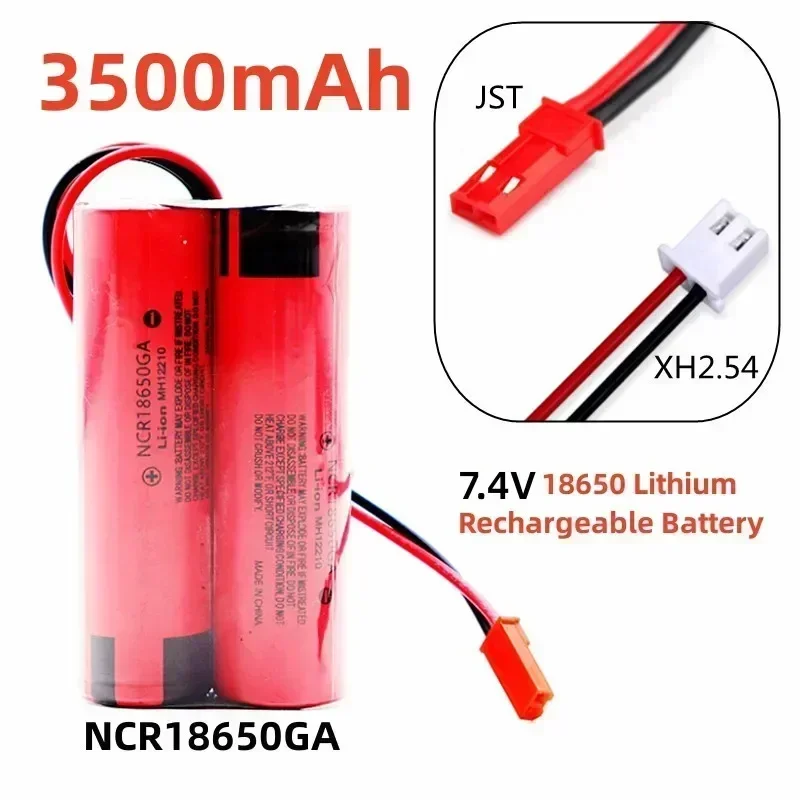 

Aleaivy 100% Original Protection 7.4V 3500 mAh 8.4V Lithium Ion Battery for Bluetooth Speaker Player High Capacity