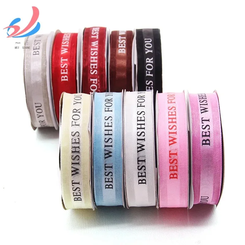 Festive Decoration Gift Box Ribbon Christmas Gift Decoration Snowshaft Birthday Happy Cake Baking Weave Band Clothing Accessory