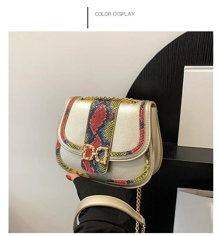 2023 New Hot Selling Trend Women's Bag Snake Skin Crossbody Bag Women's Bag Small Bag Women's Shoulder Bag_voghion.com