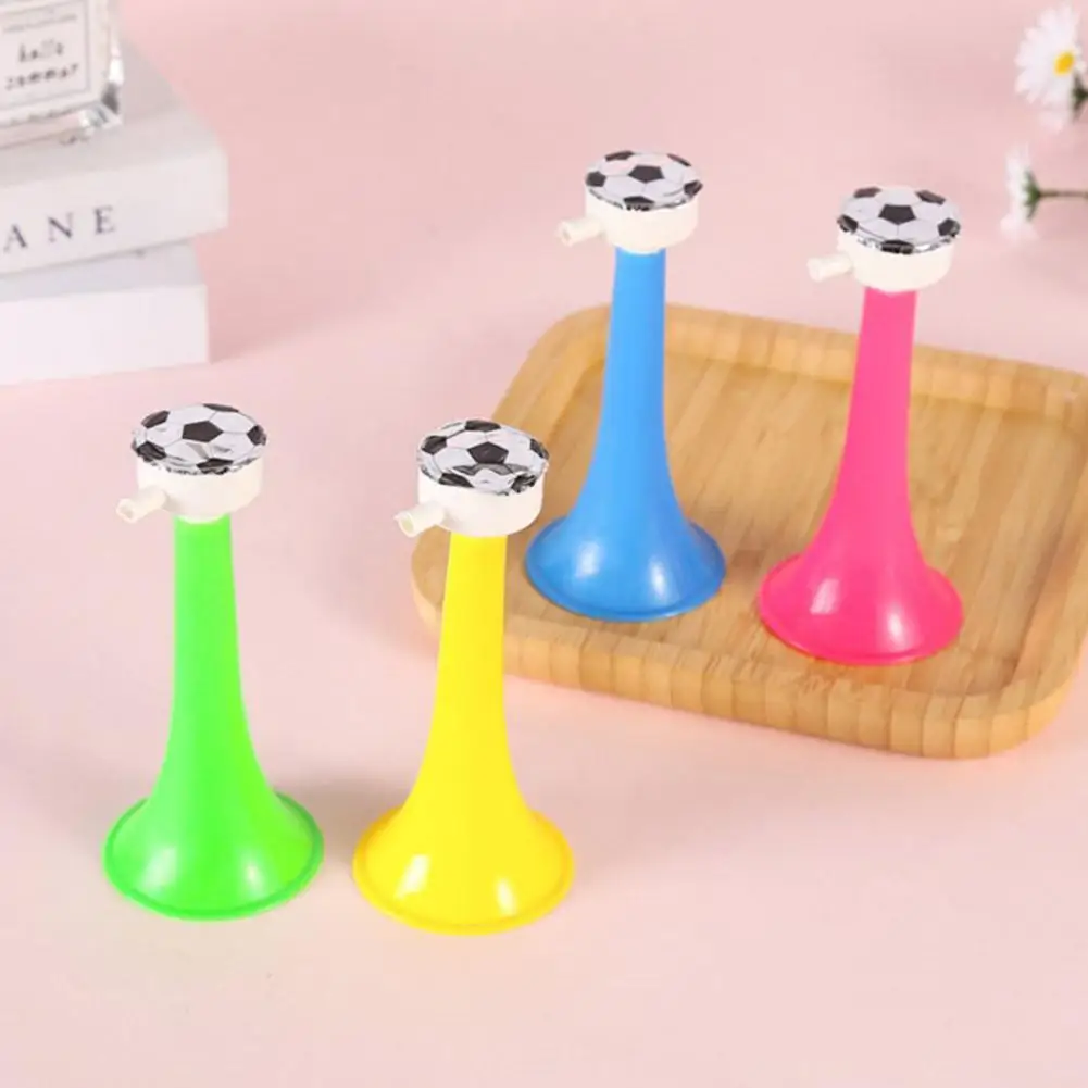 Plastic Horn Football Noise Makers 1Pc Children Football Fan Cheer Air Horns Soccer Fans Horn Cheerleading Sports Fan Toy Plastic Trumpet Outdoor Sports Accessory