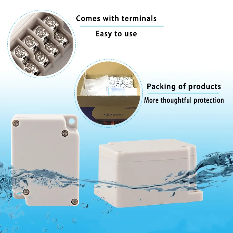 ABS Waterproof terminal box with terminal cable power supply Outdoor Terminal Waterproof Electric Cable Branch Box