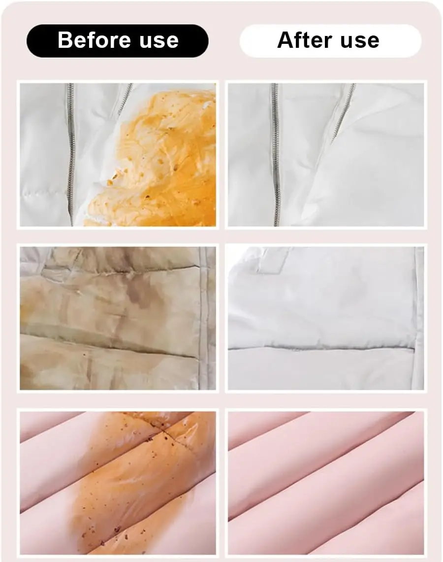 Disposable Clothing Stain Removal Wet Wipes Multi Functional Non Washing For Down Cotton Leather Jacket Stain Removing