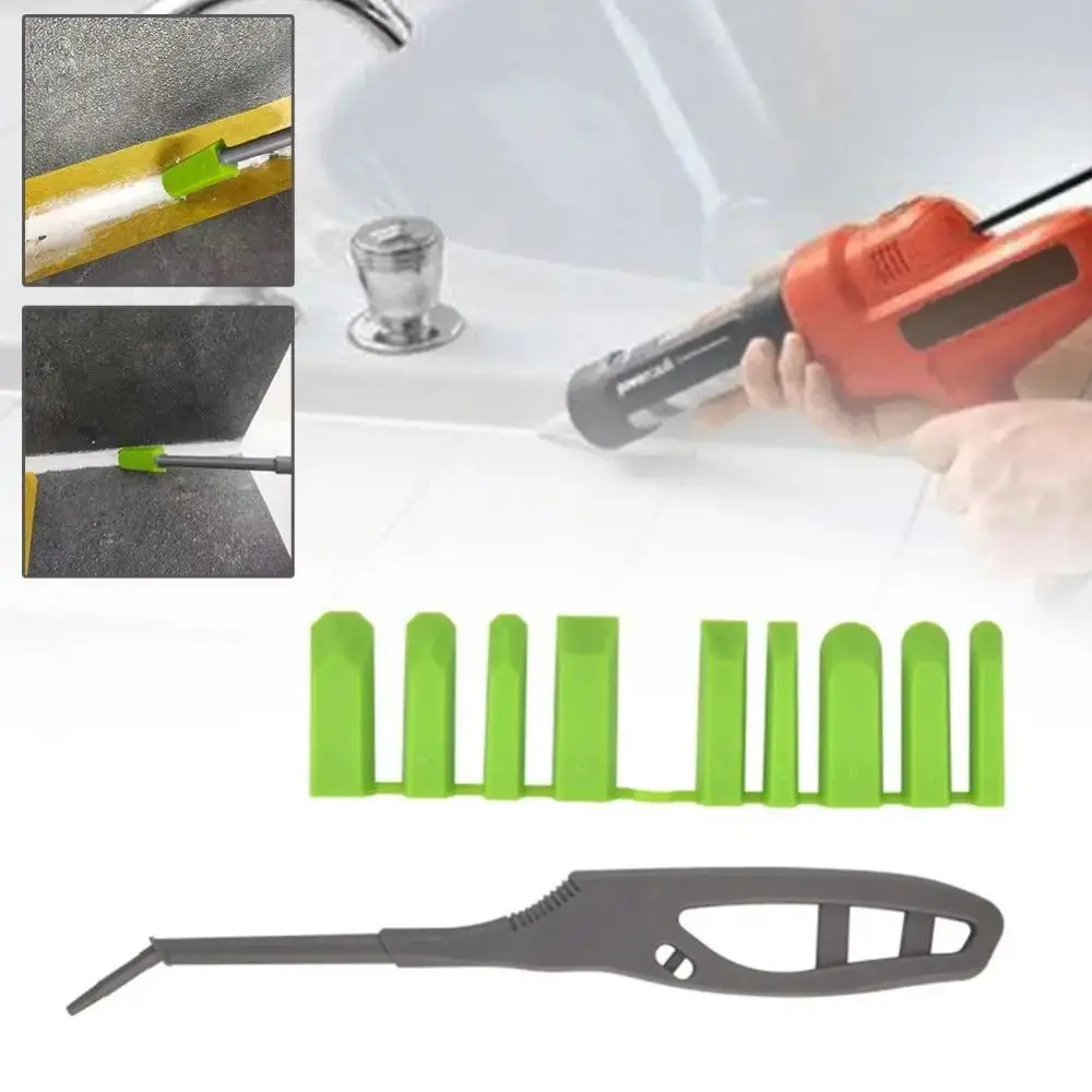 Glass Glue Angle Scraper Sealant Spreader Tool Set For Bathroom Tub Kitchen Sink Shower