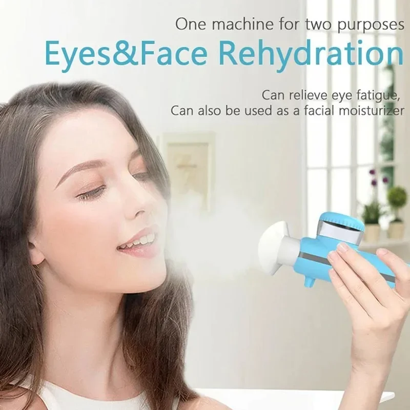 Eye Nano Sprayer Electric Eye Steam Hot Compress Eye Moistening Instrument Eye SPA Washing Face Skin Humidifier Relieve Fatigue