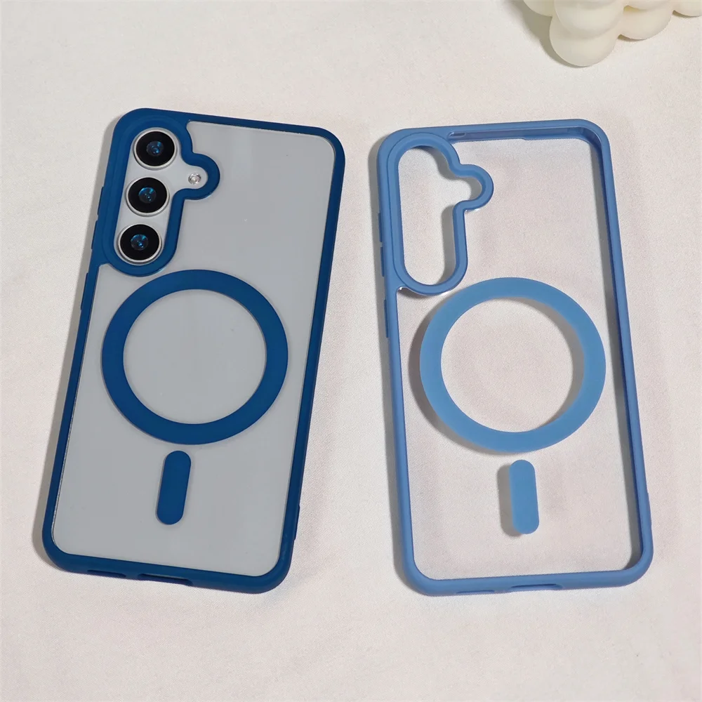 Luxury Hybrid Acrylic Magnetic Magsafe Phone Case