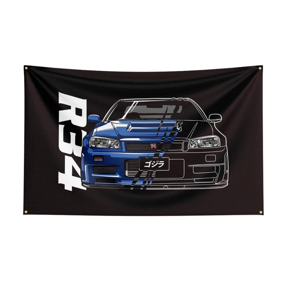 

3x5 Fts JDM Car 6 Flag for Decor