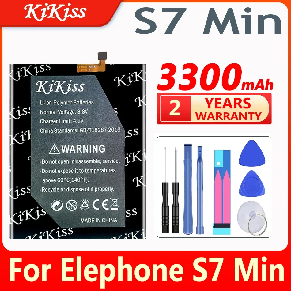 

KiKiss 3300mAh Replacement Battery S7 MINI for Elephone S7 mini S7mini