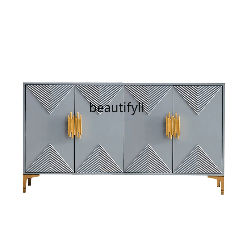 

yj American Light Luxury Home Shoe Cabinet Household Large Capacity Simple Modern Solid Wood Entrance Cabinet