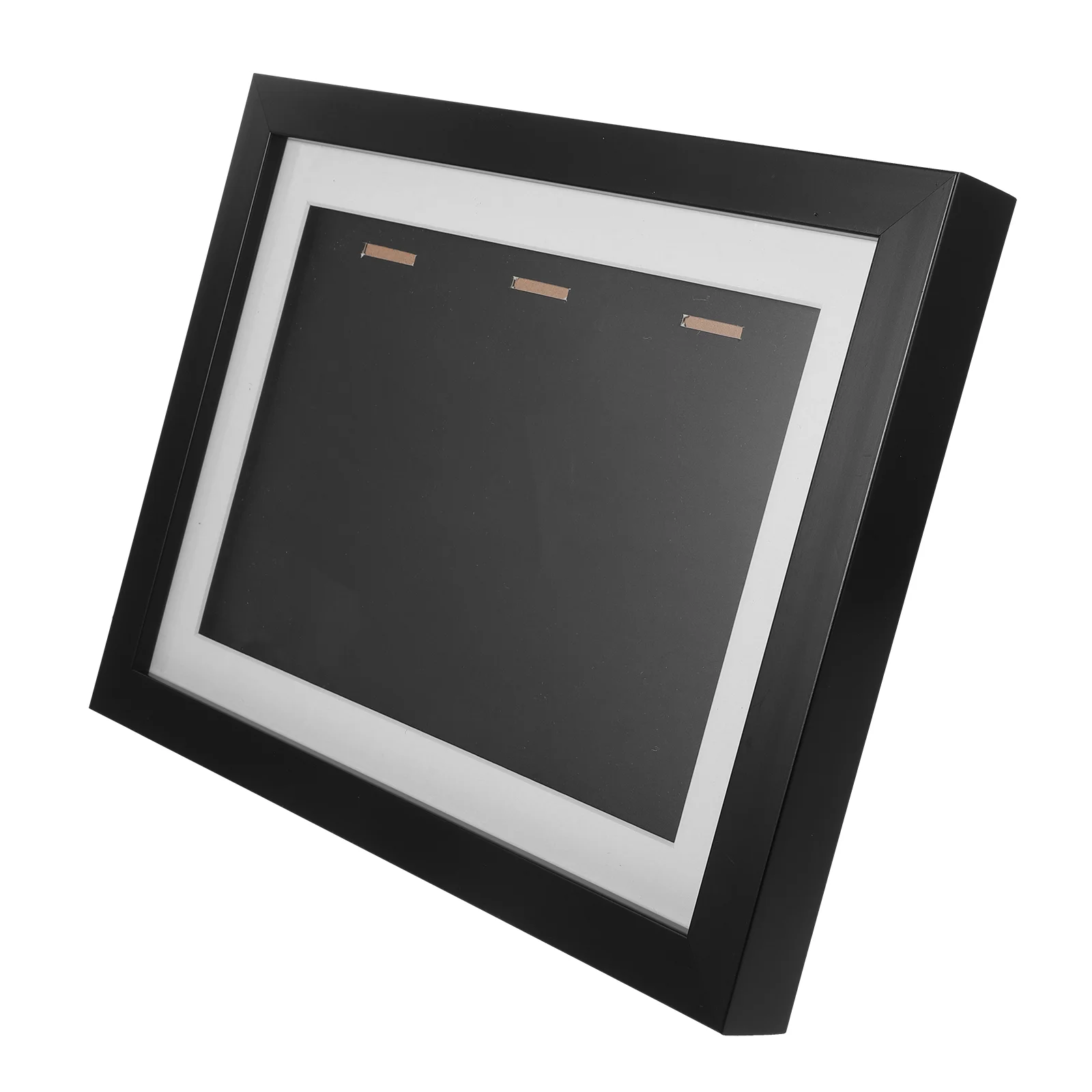 

Protection Frame Decorative Medal Frame Photo Display Table Top Stand The Desktop Paper Badge Picture Holder Case Black