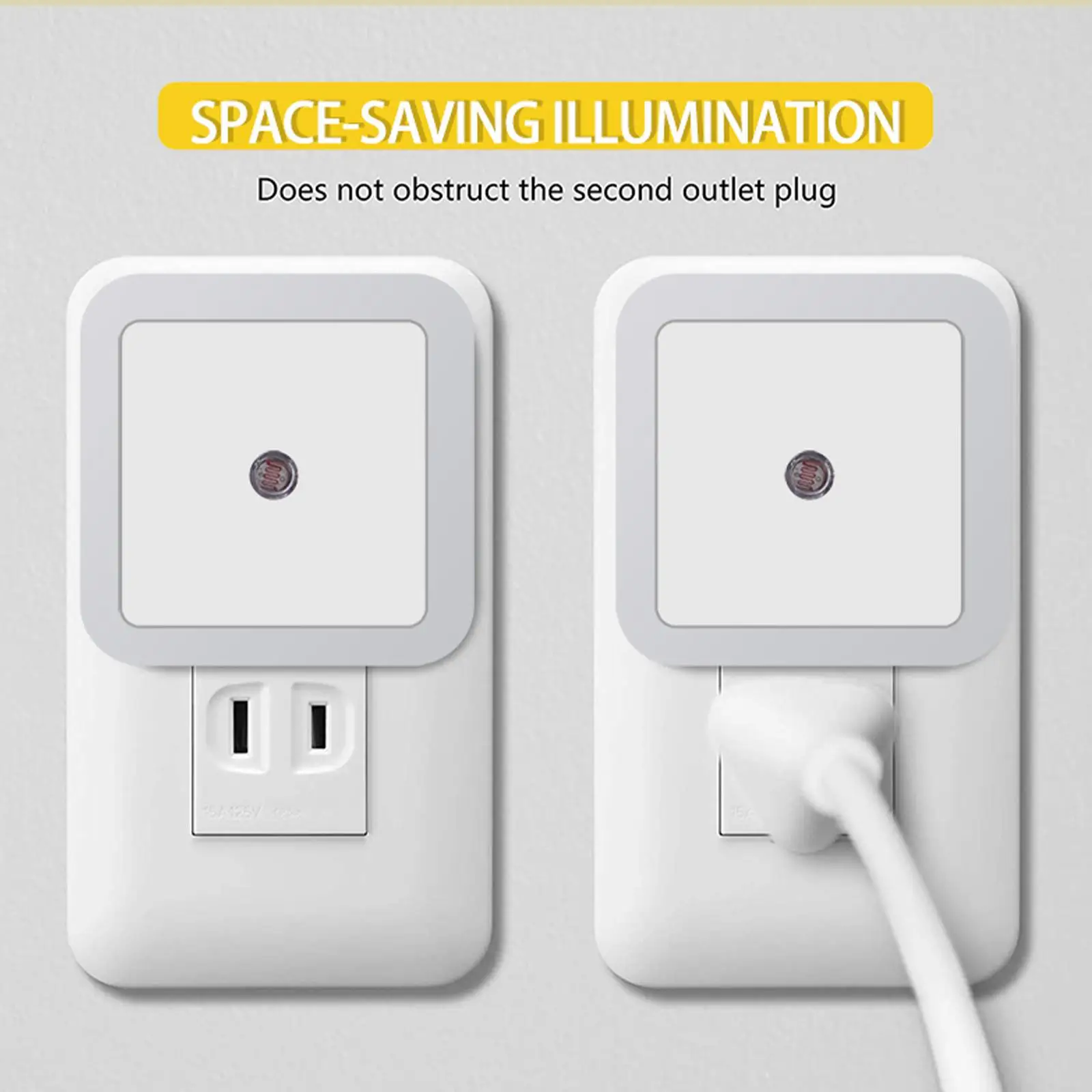 LED 야간 조명 미니 조명 센서 제어 230V EU 미국 플러그 거실 침실 조명에 대한 에너지 절약 유도 램프