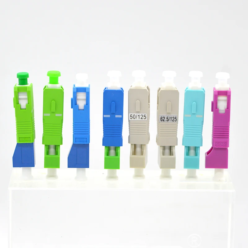 New Optical Fiber Adapter Connector LC Female-SC Male Single Mode Multi-Mode Fiber Flange Coupler Factory Price