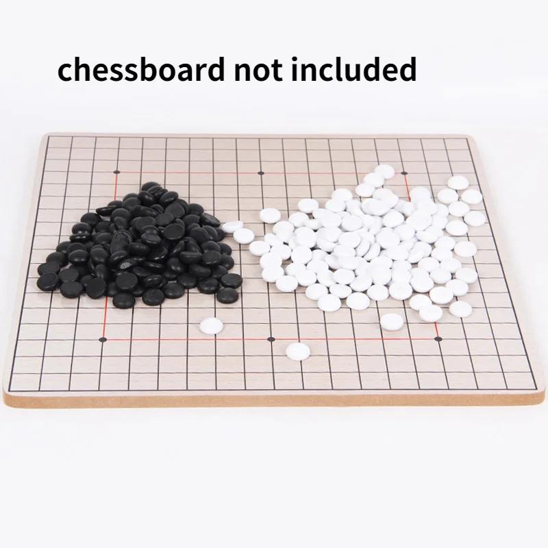 64 Black and White Chess Pieces Accessories Solid 13mm Go Pieces Bulk Five Without Chessboard