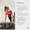 Pilates Arc, Step Barrel for Spine Exercises, Balance, Core Strengthening, and Stretching, Spine Corrector, Reformer Wedge 5