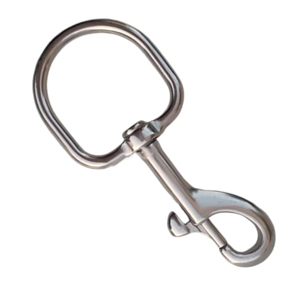 Dive Bolt Snap Hook Single Ended Hook Buckle Stainless Steel Swivel Snap Clip For Scuba Diving Part Tool Accessories