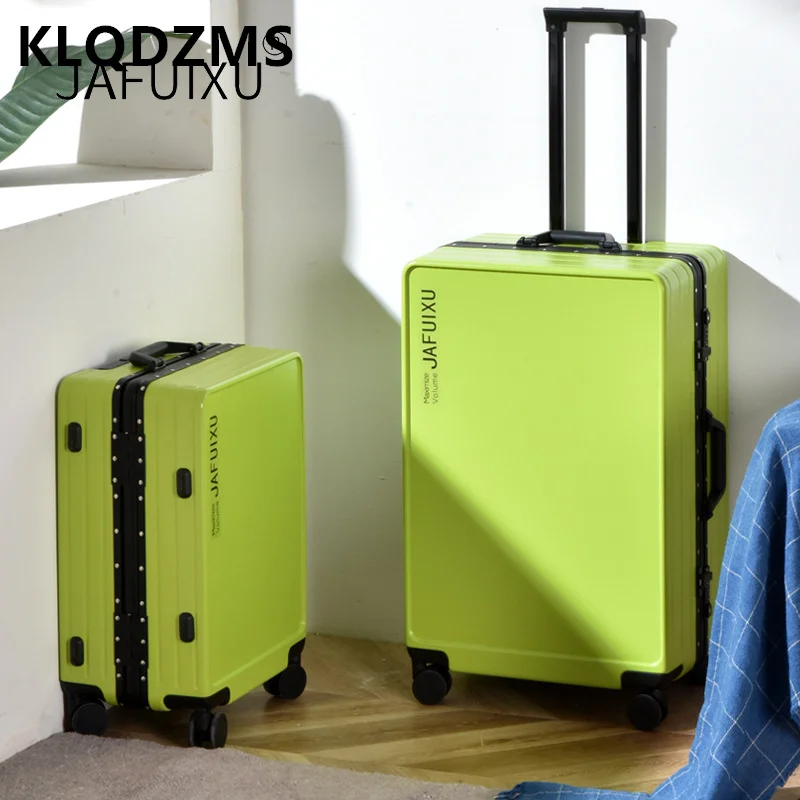 KLQDZMS Universal Suitcase High-end Aluminum Frame Trolley Box PC Password Case 20 