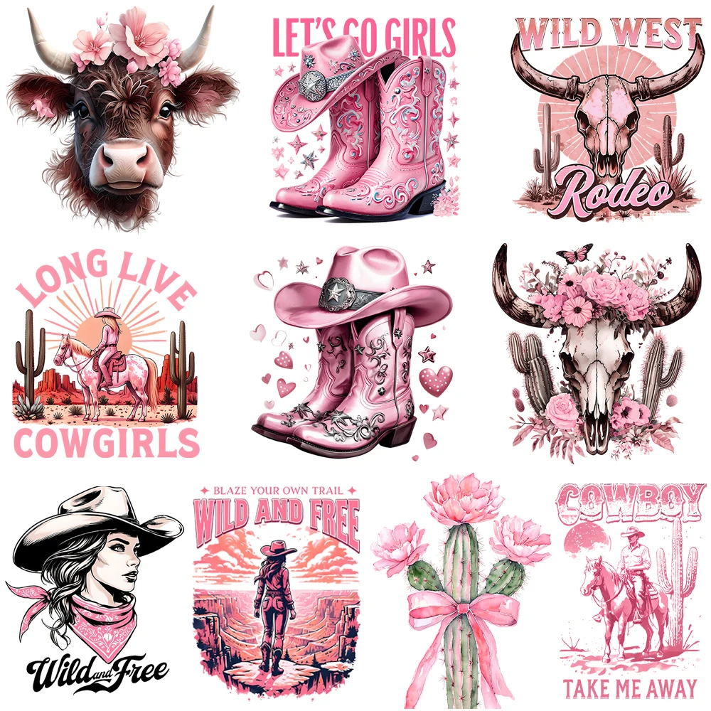 SUPERDANT 20Pcs Cowboy Elements Strass Thermocollant Cowboy